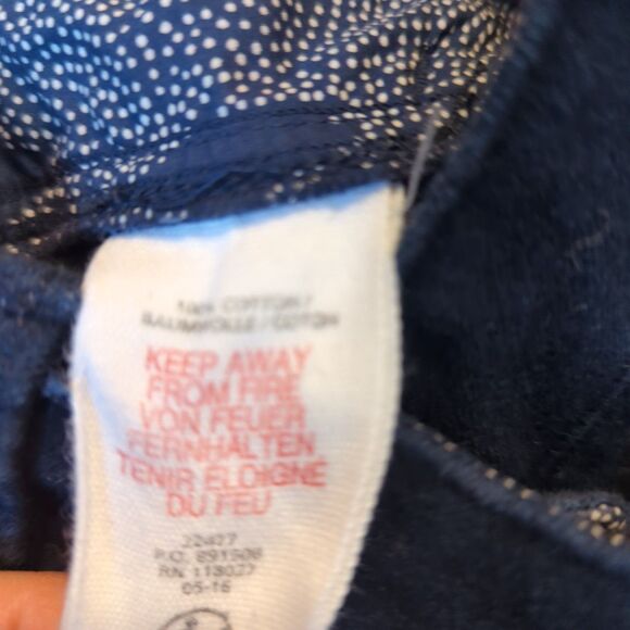 Mini Boden Pants Kids Girls 8Y Blue Skinny Pleated Velvet Soft Adjustable Waist - Picture 6 of 8